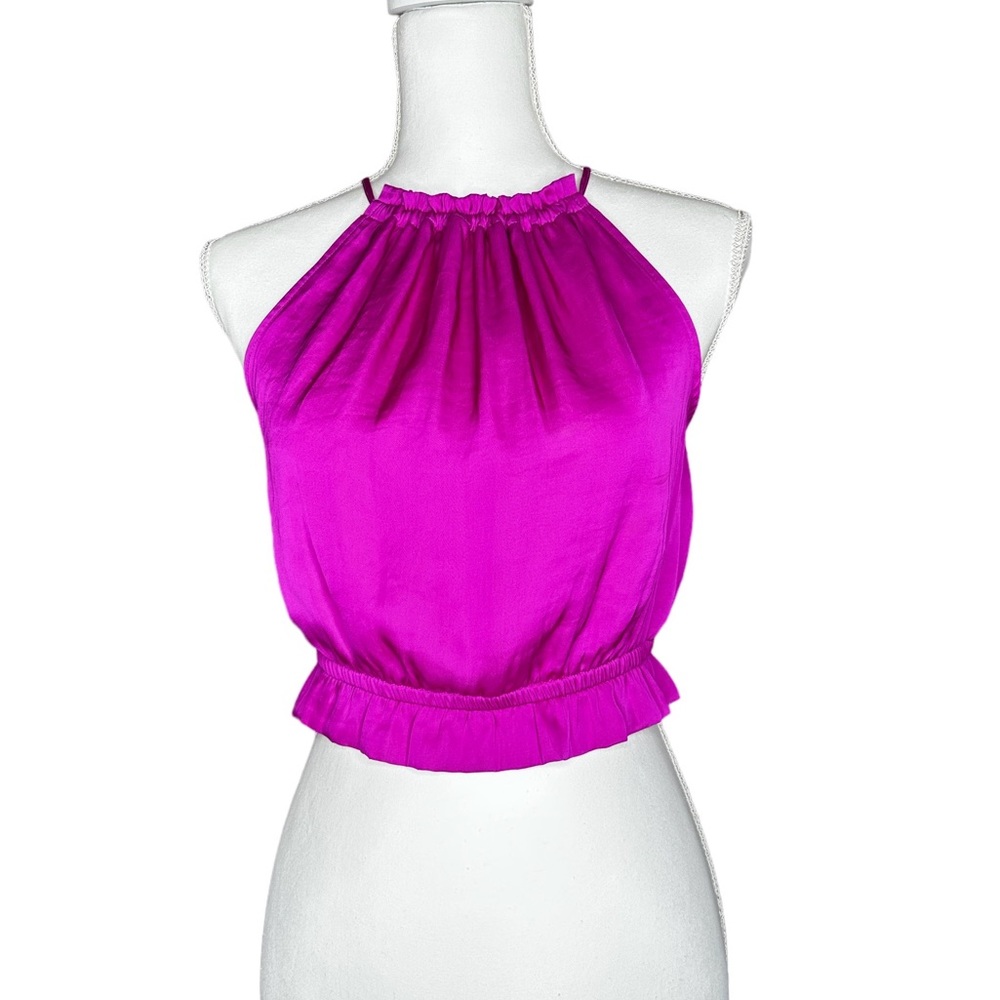 Express halter Tie Crop Top